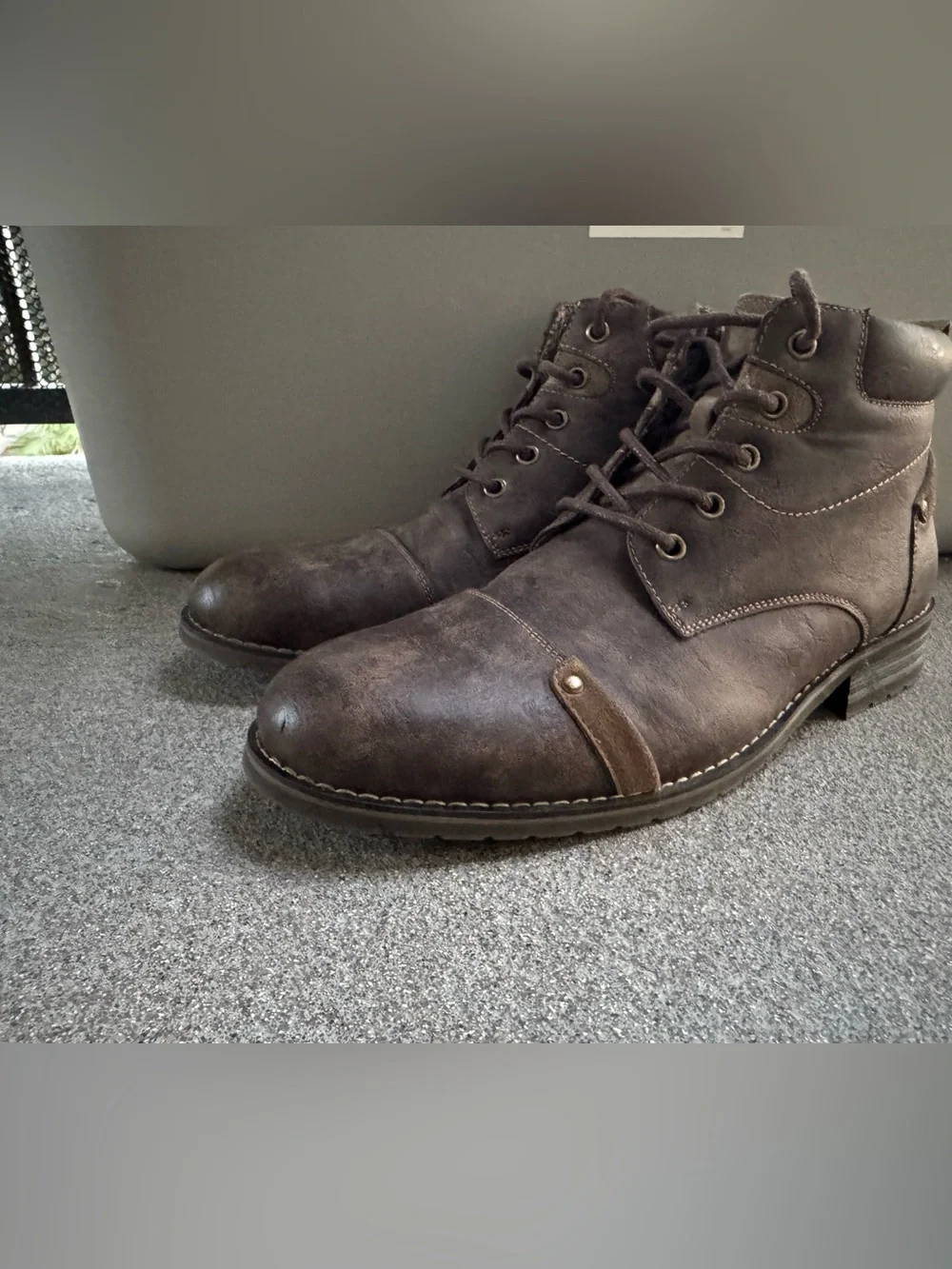 Ferro Aldo Mens Brown Boot 9.5